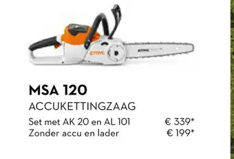 MSA 120 Accukettingzaag