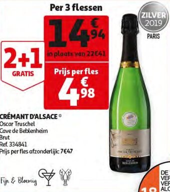 Auchan Cremant D'Alsace aanbieding