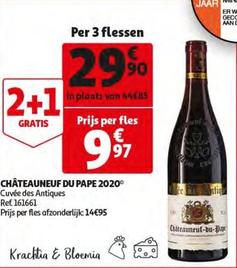 Auchan Chateauneuf Du Pape 2020 aanbieding