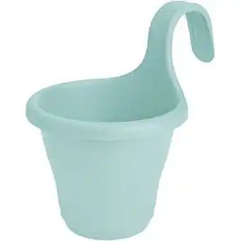 Brico Jardinière Elho Corsica rond single mint aanbieding