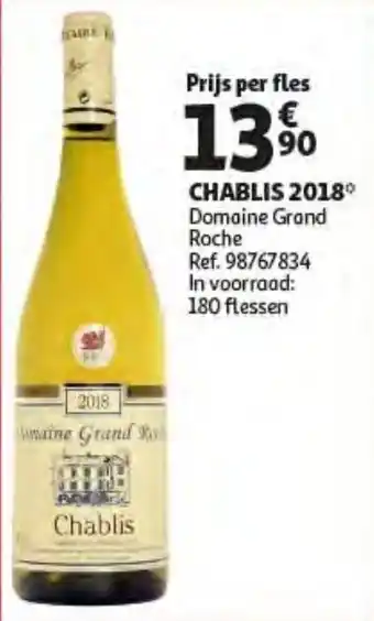 Auchan Chablis 2018 aanbieding