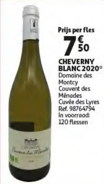 Auchan Cheverny Blanc 2020 aanbieding