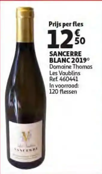Auchan Sancere Blanc 2019 aanbieding