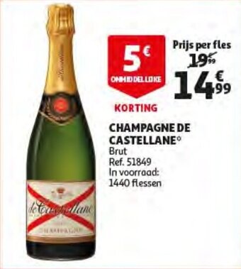 Auchan Champagne De Castellane aanbieding
