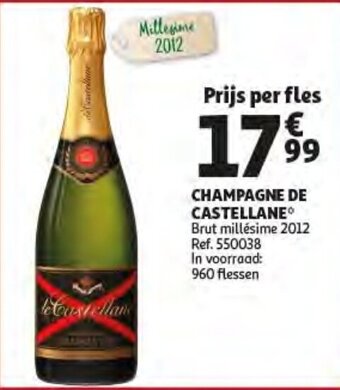 Auchan Champagne De Castellane aanbieding