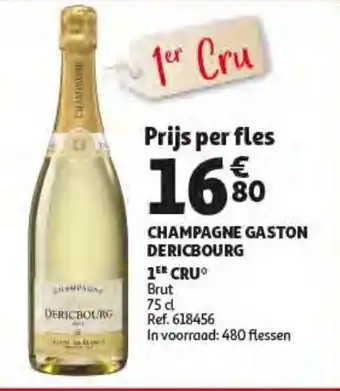 Auchan Champagne Gaston Dericbourg aanbieding