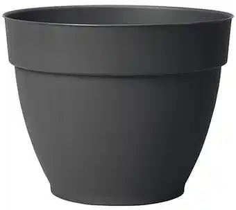 Brico Pot de fleur Deroma Ninfea anthracite à réserve d’eau Ø26cm aanbieding