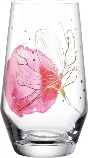 Bol.com Geschenkset Longdrinkglas 365ml Bloem - 1 stuk aanbieding