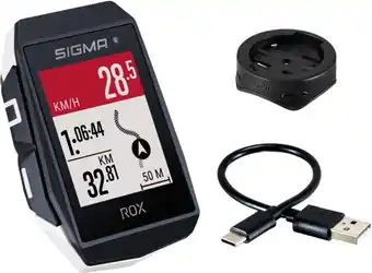 Bol.com GPS Fietscomputer Sigma ROX 11.1 EVO GPS met standaard stuurhouder - wit aanbieding