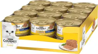 Bol.com Gourmet Gold Mousse - Kattenvoer Natvoer - Kip - 24 x 85 g aanbieding