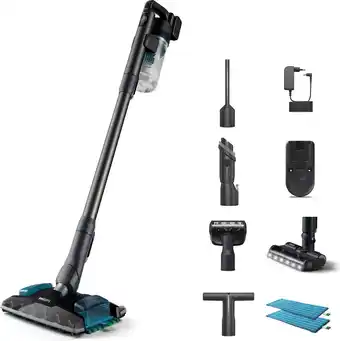 Bol.com Philips XC8055/01 - Steelstofzuiger met dweilfunctie aanbieding