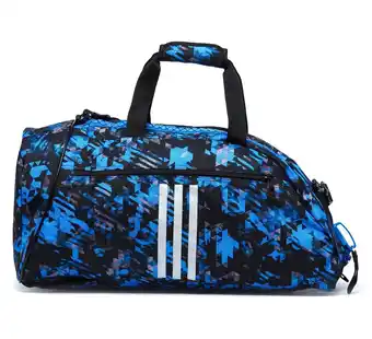Bol.com adidas SporttasKinderen en volwassenen - blauw/zwart/zilver aanbieding