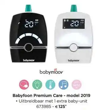 Babymoov babyfoon premium care - model 2019