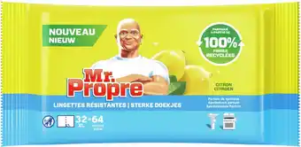 Bol.com Mr. Propre Reinigingsdoekjes - Citroen - Voordeelverpakking 8 x 32 stuks aanbieding