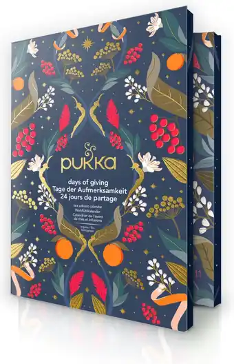 Bol.com Pukka Kruidenthee - Thee - Hardcover Adventskalender Boek - 48 theezakjes - 24 smaken - Geschenkverpakking aanbieding