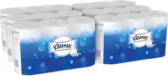 Bol.com Kleenex toiletpapier, 2-laags, 600 vellen, pak van 6 rollen aanbieding