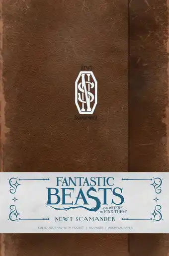 Bol.com Harry Potter Fantastic Beasts and Where to Find Them Ruled Journal - Newt Scamander - Hard cover aanbieding