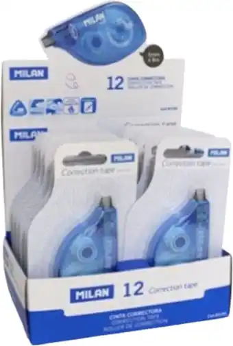 Bol.com Milan Typex 5 Mm Blauw/wit 12 Stuks aanbieding