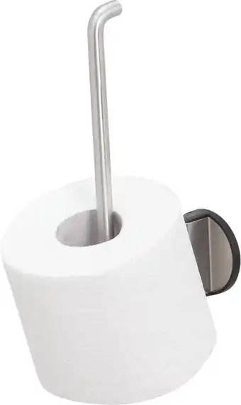 Bol.com Tiger Tune - Reserverolhouder - Zonder boren - Zelfklevend 3M tape - RVS geborsteld / Zwart aanbieding