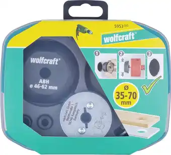 Bol.com Wolfcraft 5953000 Aanboorhulp 7-delig 1 stuk(s) aanbieding