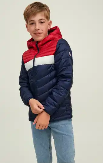 Bol.com JACK&JONES JUNIOR JJEHERO PUFFER HOOD NOOS JNR Jongens Jas - Maat 140 aanbieding