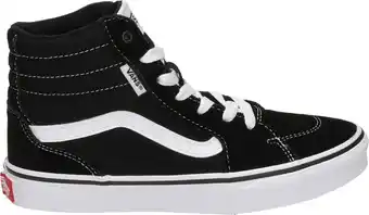 Bol.com VANS YT Filmore Hi (SUEDE/CANVAS)BLACK/WHITE -Maat 35 aanbieding