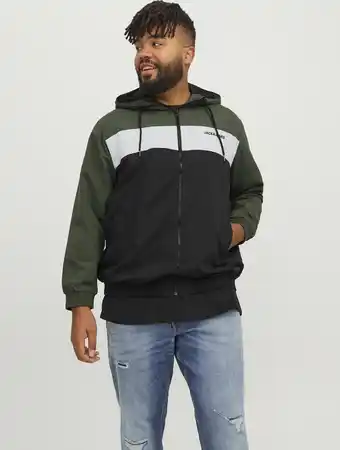 Bol.com JACK&JONES PLUS JJERUSH HOOD BOMBER NOOS PLS Heren Bomberjack - Maat EU2XL US1L aanbieding