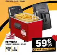 Electro Depot FRITEUSE TURBO SF4153 3L RED aanbieding