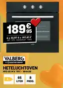 Electro Depot VALBERG HETELUCHTOVEN MFO 65 M K 701T aanbieding