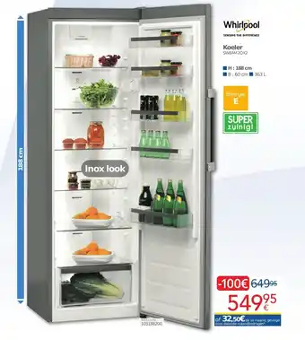 Eldi Whirlpool Koeler H188 cm aanbieding