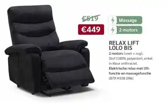 Crack RELAX LIFT LOLO BIS aanbieding