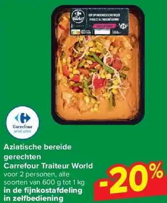 Carrefour Aziatische bereide gerechten Carrefour Traiteur World aanbieding