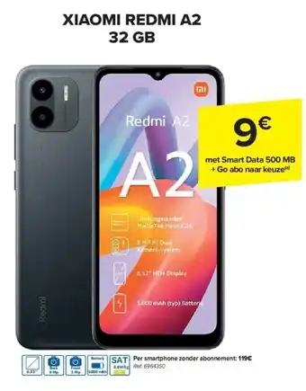Carrefour XIAOMI REDMI A2 32 GB aanbieding