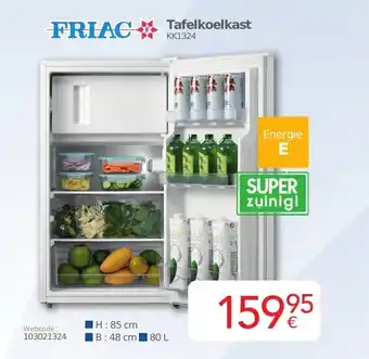 Eldi FRIAC Tafelkoelkast aanbieding