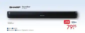 Eldi SHARP Soundbar aanbieding