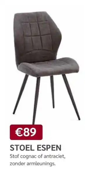 Crack STOEL ESPEN aanbieding