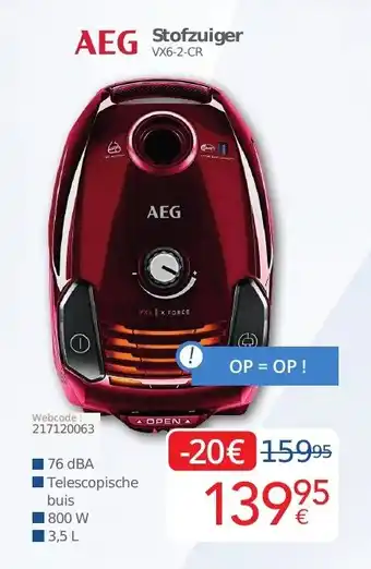 Eldi AEG Stofzuiger 800W aanbieding