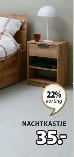 Jysk NACHTKASTJE aanbieding