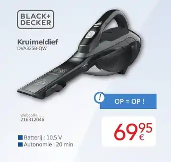 Eldi BLACK+ DECKER Kruimeldief 10,5V aanbieding