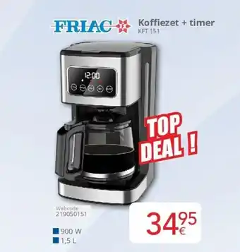 Eldi Koffiezet + timer aanbieding