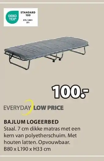 Jysk BAJLUM LOGEERBED aanbieding