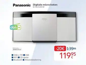 Eldi Panasonic Digitale micro-keten aanbieding