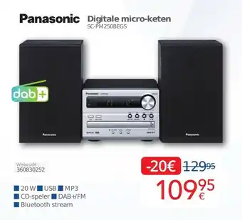 Eldi Panasonic Digitale micro-keten aanbieding