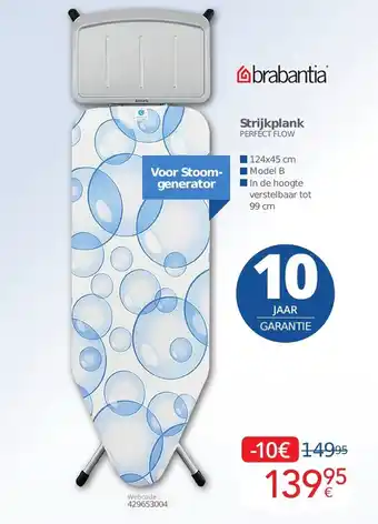 brabantia Strijkplank PERFECT FLOW