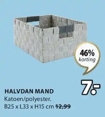 Jysk HALVDAN MAND aanbieding