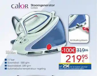 Eldi calor Stoomgenerator 7,7 bar aanbieding