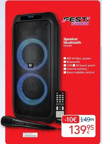 FEST SOUND Speaker bluetooth