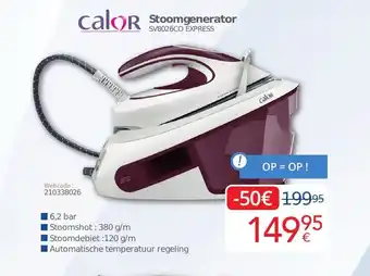 Eldi calor Stoomgenerator 6,2 bar aanbieding