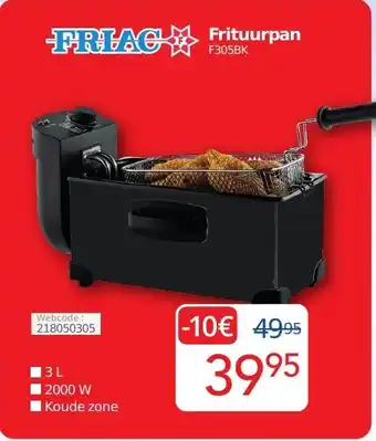 Eldi FRIAC Frituurpan 3L aanbieding