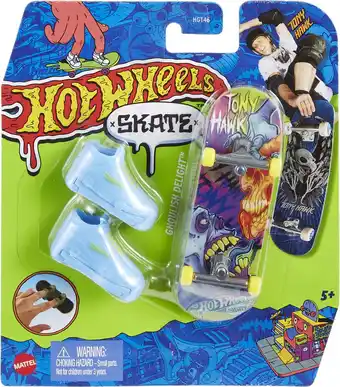 Bol.com Hot Wheels Skate - Vingerskateboard - Lichtblauw - Ghoulish Delight aanbieding